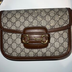 Gucci Medium Horsebit 1955 Handbag - GG Monogram w/ dustbag